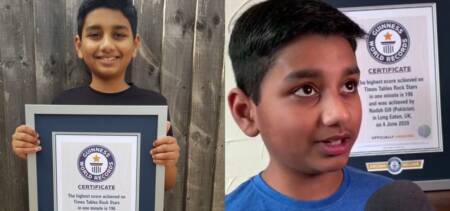Pakistani boy Guinness world record