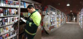 garbage men turkey library