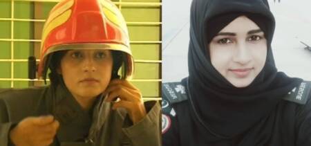 pakistan firefighter woman