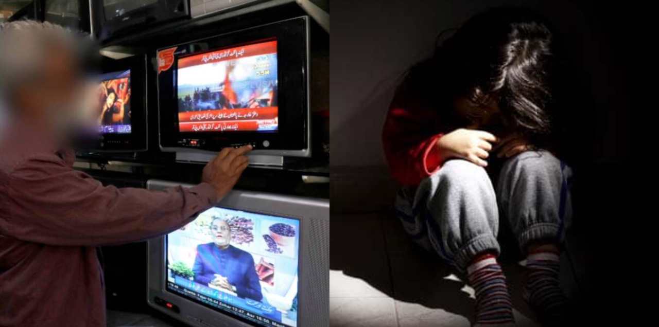 child beaten tv