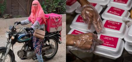 foodpanda female rider