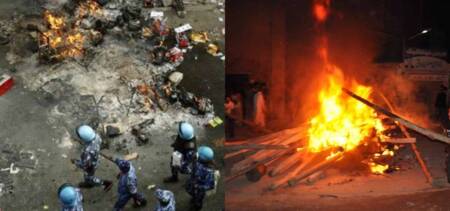 Indian Mob Burn A Man To Death After Identifying Him As A Muslim