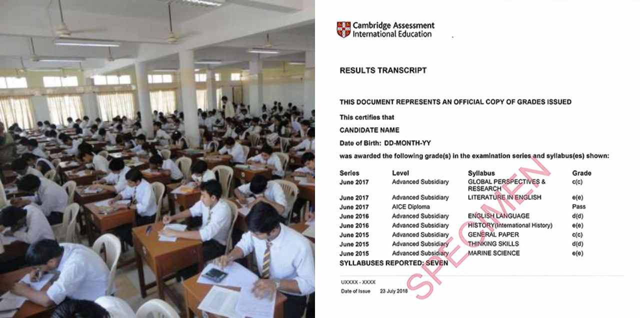 CAIE ruins future students