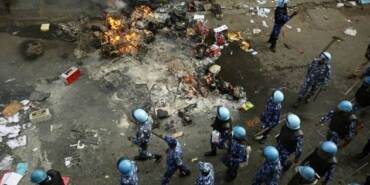 Indian Mob Burn A Man To Death After Identifying Him As A Muslim
