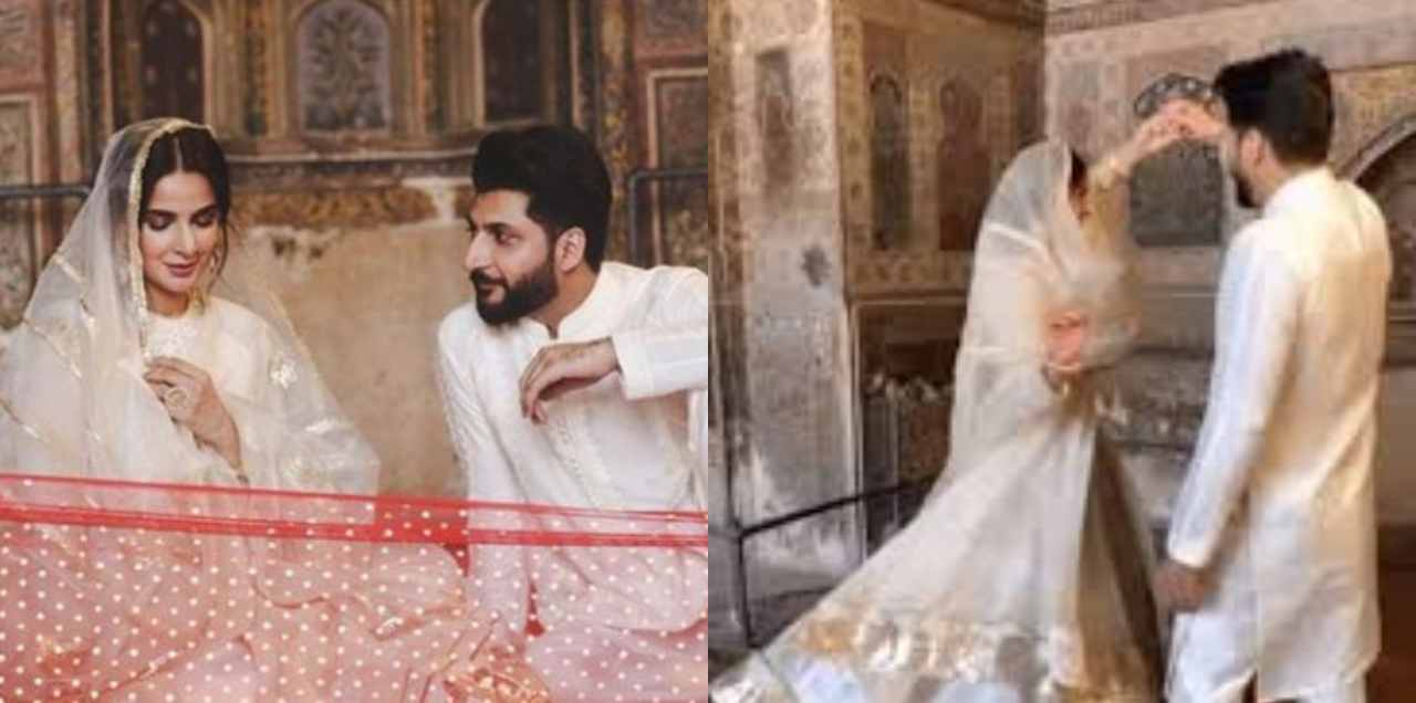 FIR Filed Against Saba Qamar & Bilal Saeed Over Their Controversial Shoot In A Mosque