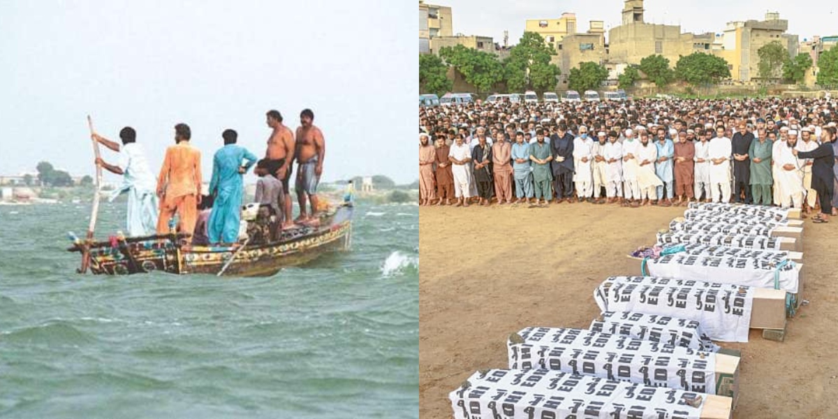 Officials Impose Ban On Boating In Keenjhar Lake As 10 Drowning Victims Laid to Rest