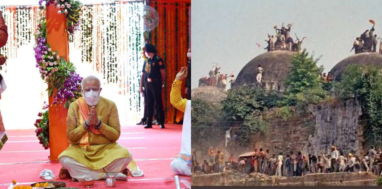 Narendra Modi To Launch Construction Of Hindu Temple On The Site Babri Masjid Site