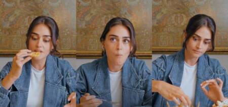 WATCH: Turkish Star Esra Bilgic Trying Out Pakistani Food & Picking Her No.1