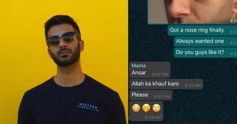 This Guy Pranked His Mother With 'Fake' Nose Piercing. Check Out How