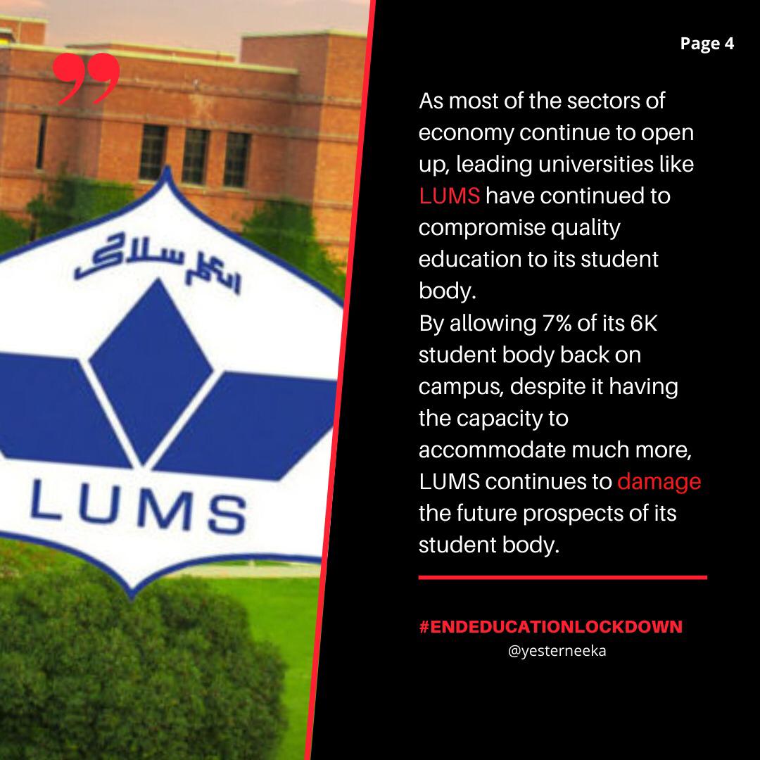 LUMS PROTEST