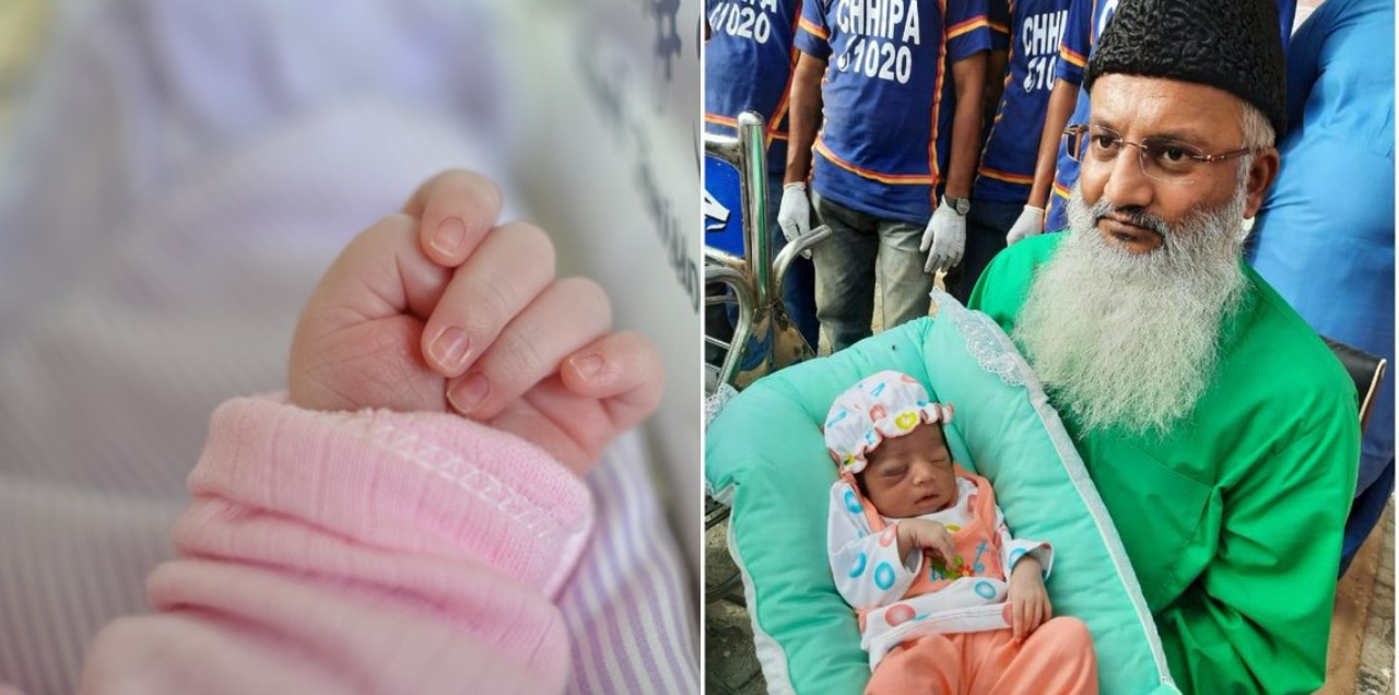 newborn survives thrown off