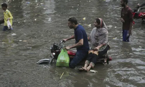karachi flood rain