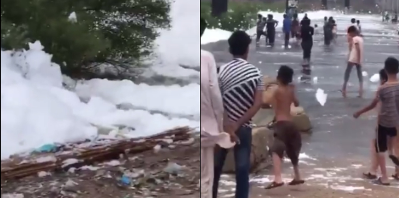 candyfloss foam waste korangi
