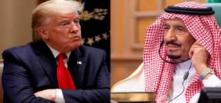 Saudi King Trump