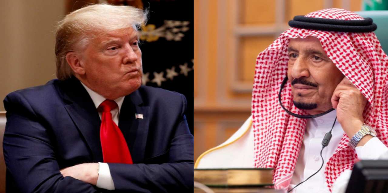 Saudi King Trump
