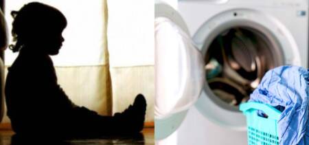 maid murders boy washing machine