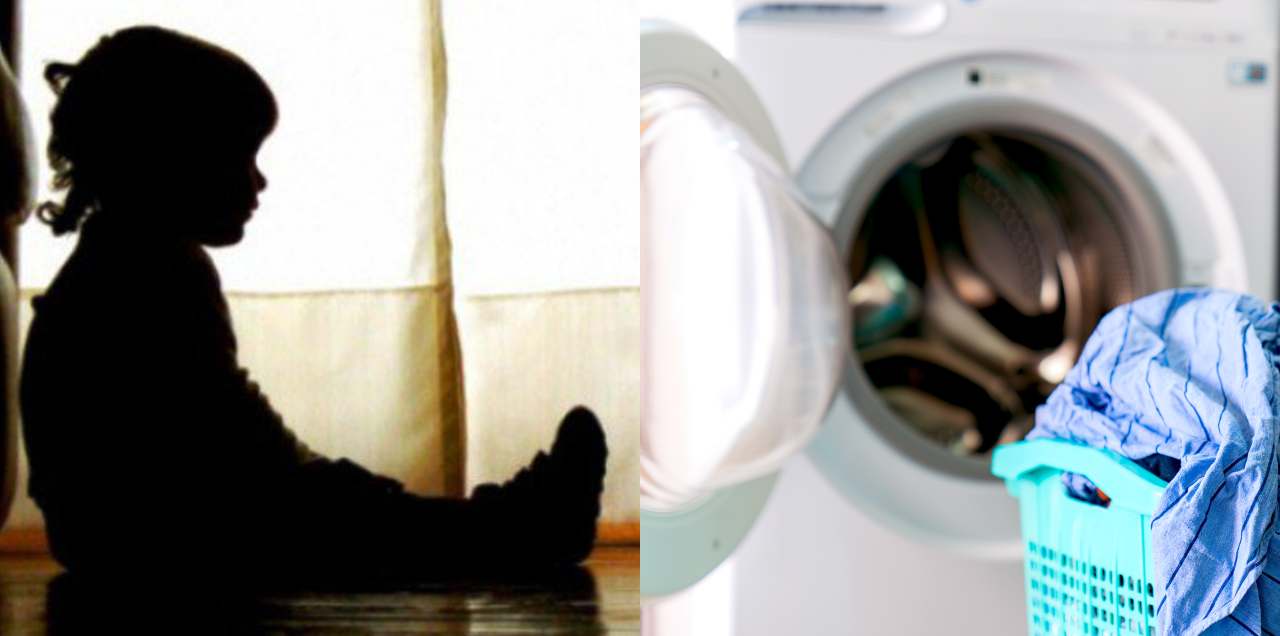 maid murders boy washing machine