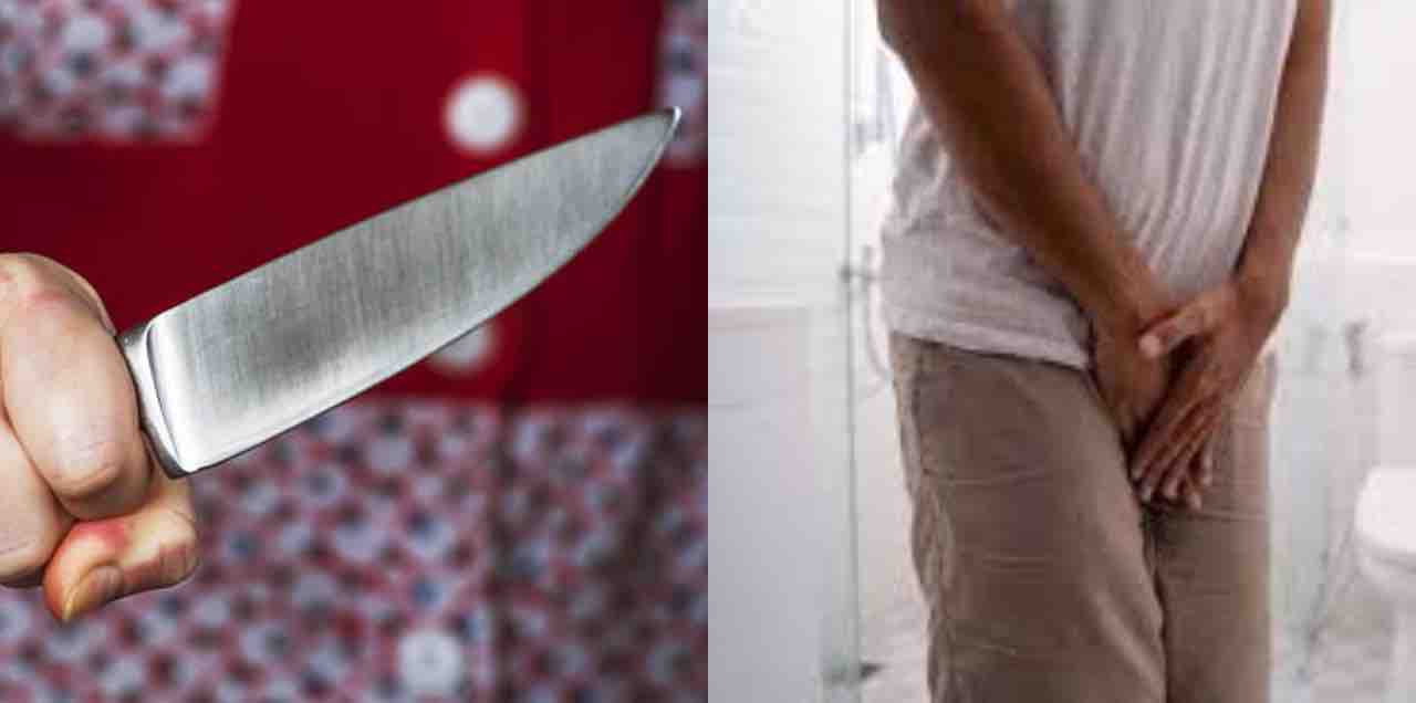 woman chopped genitals blackmailer