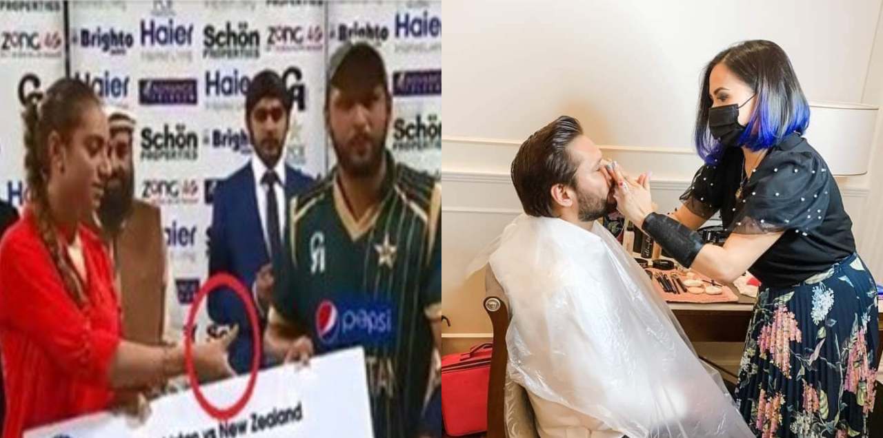 shahid afridi hypocrisy facial woman