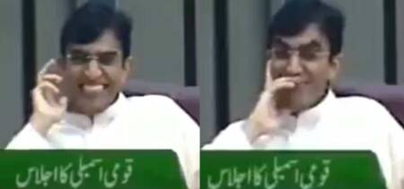 Mohsin Dawar laughing Rape Issue