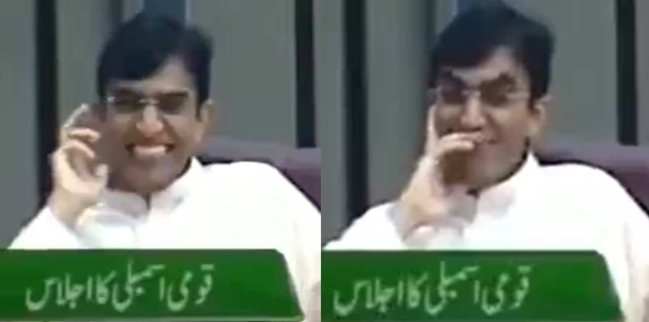 Mohsin Dawar laughing Rape Issue