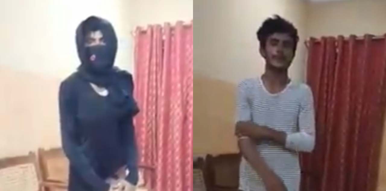 burka clad man