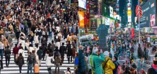 most crowded places world