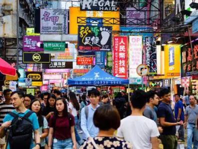 Mong Kok District, Hong Kong.