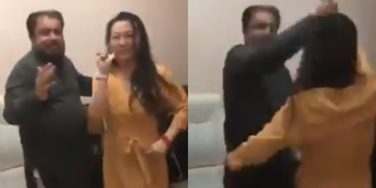 Mufti Qavi foreigner Woman Dance