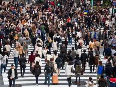 Shibuya Crossing, Japan.