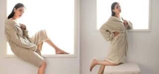 saba qamar trolled Bathrobe