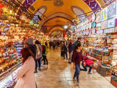 The Grand Bazaar, Turkey, most crowded place