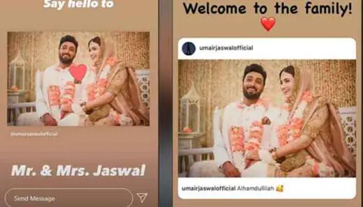 Congratulation! Sana Javed & Umair Jaswal Finally Tied The Knots