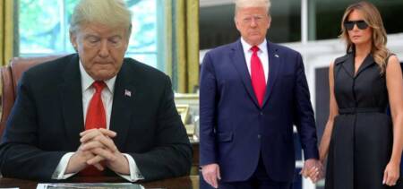 Trump Melania COVID-19 positive