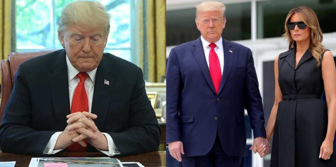 Trump Melania COVID-19 positive