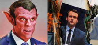 Muslim World unites France Macron Devil