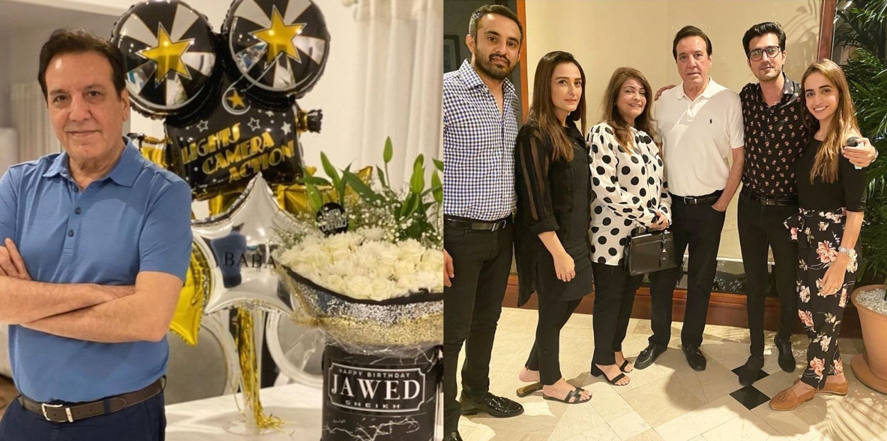 Jawed Sheikh birthday family