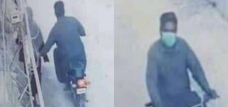 Man Gropes woman burqa Broad Daylight