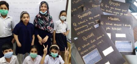 Karachi Students replies NASA Scientists