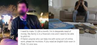 man needed job Pakistanis helped