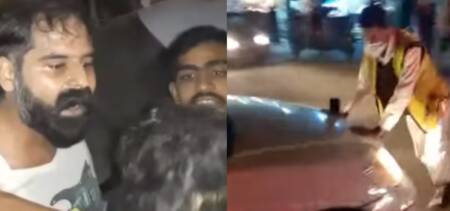 Karachi Man Speeding Traffic Police