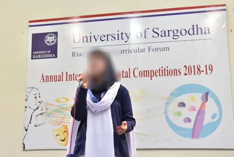 uni of sargodha girl