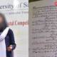 University Sargodha book girl body