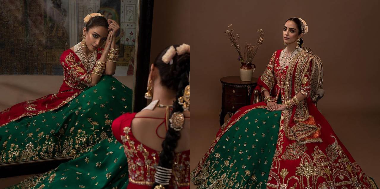 In Pictures: Actor Maya Ali Looks Gorgeous In Her Bridal Shoot For Xeeshan Ali