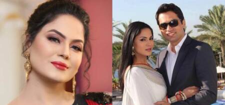Veena Malik Abusing Threatening Ex-Husband