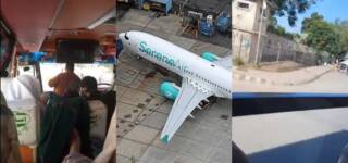 Serene Airline Passengers Bus jugaar