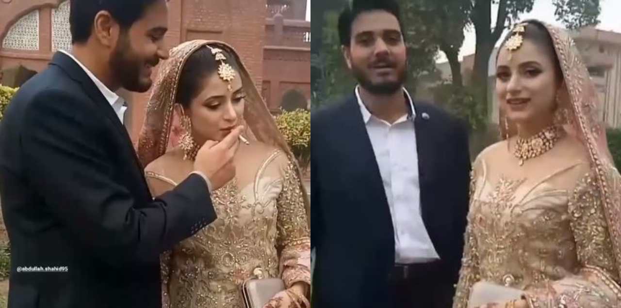 bride smoking
