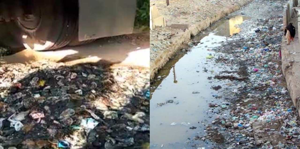 used condoms in gutter