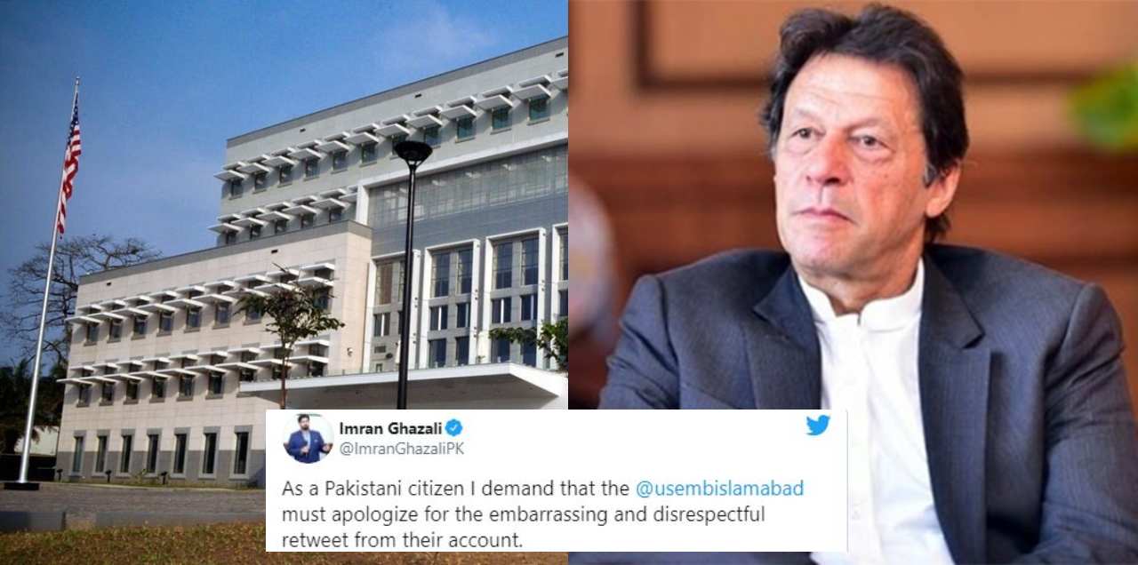 US Embassy In Islamabad Under Fire For Retweeting Controversial
