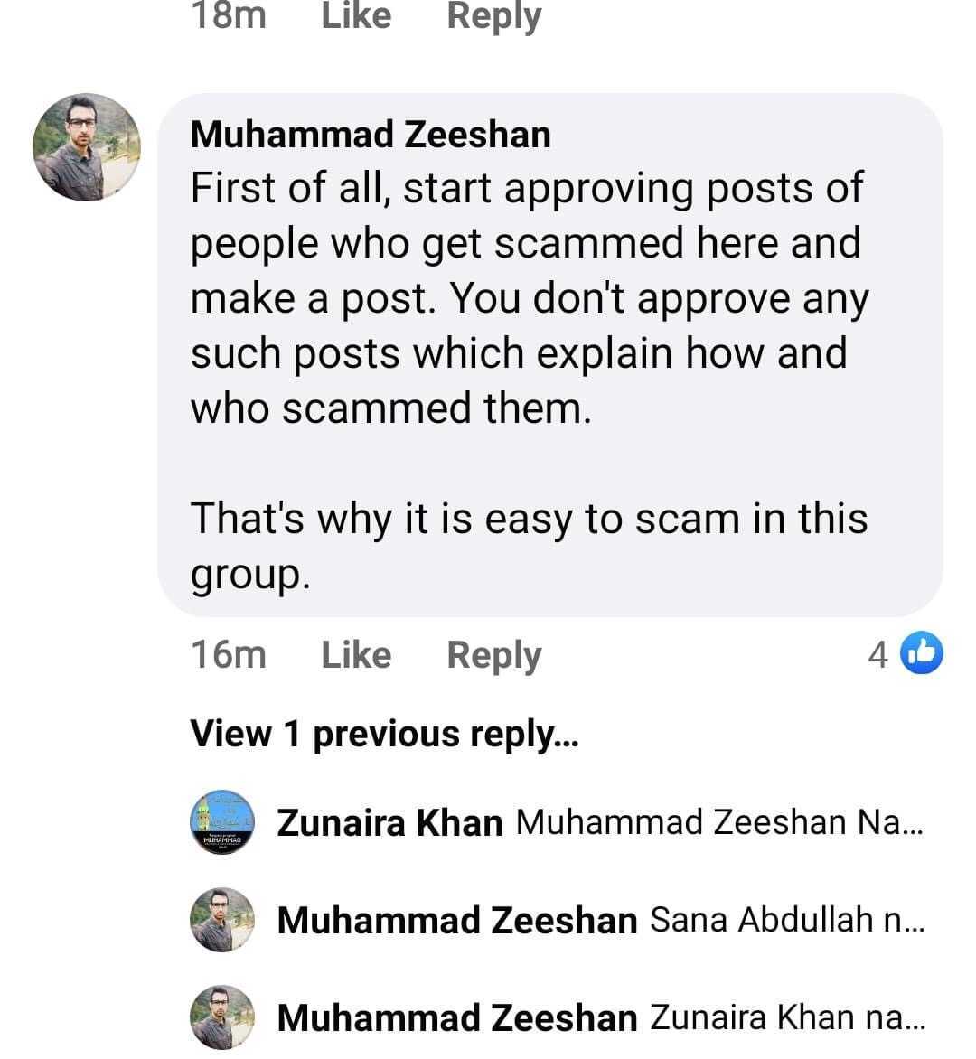 facebook online scammers